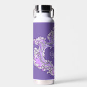 Romantisch, weiblich, Personalisiert Trinkflasche (Vorne)