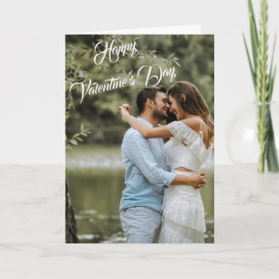 Romantisch zur Liebe meines Lebens glücklich Valen Feiertagskarte