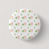 Romantische С Lotus-Blume Button (Vorderseite)