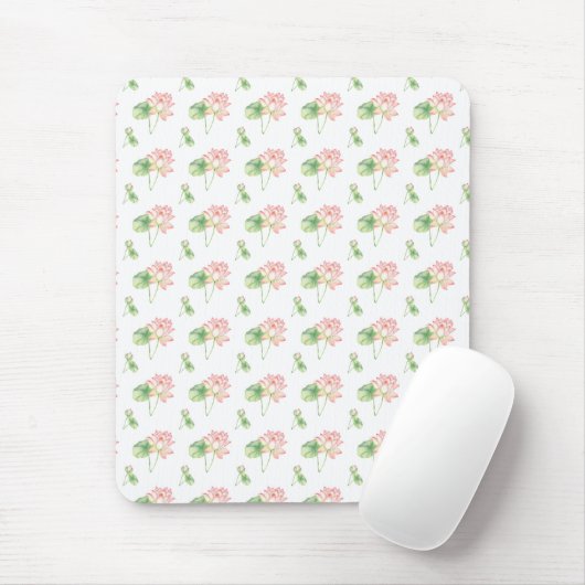 Romantische С Lotus-Blume Mousepad (Mit Mouse)