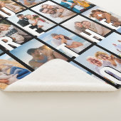 Romantische 20 Foto Collage Sie sind die Einschwar Sherpadecke (3/4)