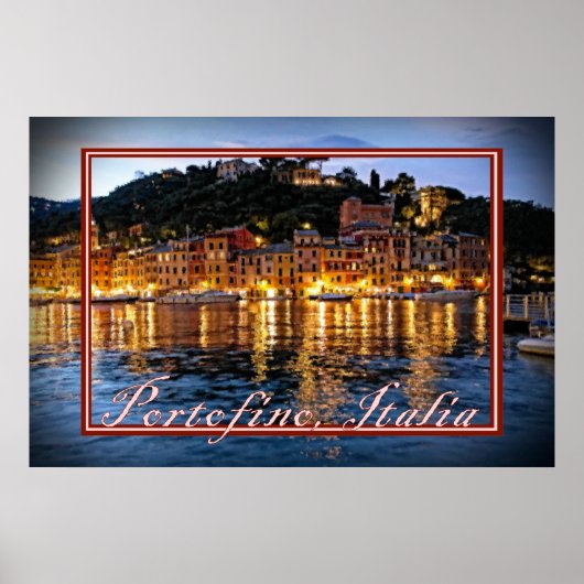Romantische Abende in Portofino, Italien Poster (Vorne)