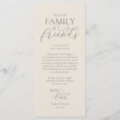 Romantische Abendstimmung mit Karte (Vorderseite)