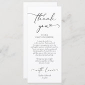 Romantische Abendstimmung mit Karte (Vorne/Hinten)