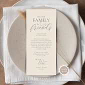 Romantische Abendstimmung mit Karte