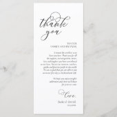 Romantische Abendstimmung mit Karte (Vorderseite)