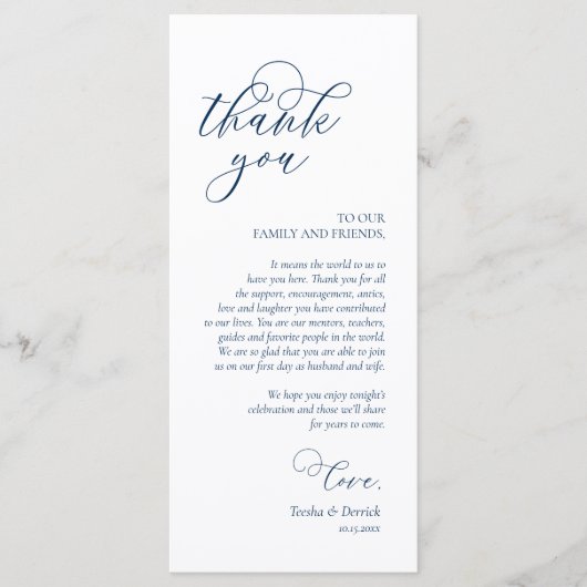 Romantische Abendstimmung mit Karte (Vorderseite)