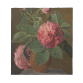 Romantische Alte Englische Rose Notizblock (Vorderseite)