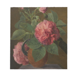 Romantische Alte Englische Rose Notizblock