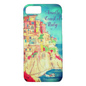 Romantische Amalfi Küste von Italien iPhone Fall Case-Mate iPhone Hülle (Rückseite)