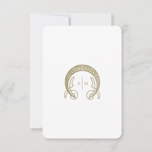 Romantische Amaryllis Info Vintage Jugendhochzeit Einladung (Rückseite)