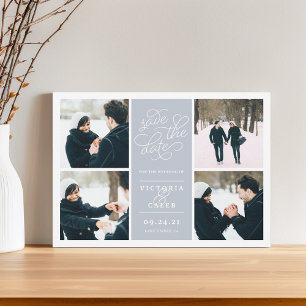 Romantische Anfrage   FotoCollage Save the Date