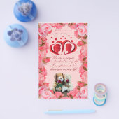 Romantische Angebotskarte Flyer (Einzeln)