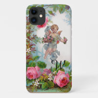 ROMANTISCHE ANGEL ANSAMMLUNG PINK ROSES UND BLUME