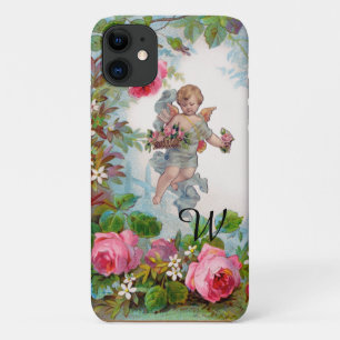 ROMANTISCHE ANGEL ANSAMMLUNG PINK ROSES UND BLUME Case-Mate iPhone HÜLLE