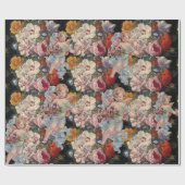 ROMANTISCHE ANGEL ANSAMMLUNG PINK ROSES UND BLUME GESCHENKPAPIER (Flach)