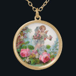 ROMANTISCHE ANGEL ANSAMMLUNG PINK ROSES UND BLUME VERGOLDETE KETTE<br><div class="desc">Elegante rosa Rosen mit Kupfer ,  Vintages Design für Weihnachten und Valentinstag Digitalgrafik und Design von Bulgan Lumini (c)</div>