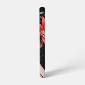 Romantische Anime Girl Samsung Case - Blumenstrauß Samsung Galaxy Hülle (Linke Seite)