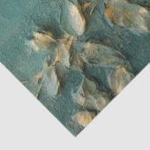 Romantische antike Smaragd und Gold Design Serie 1 Seidenpapier (Ausschnitt)