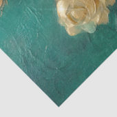 Romantische antike Smaragde und Gold Design Serie  Seidenpapier (Ausschnitt)