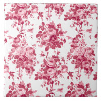 Romantische antike Vintage Rose Rosa auf Weiß