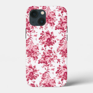 Romantische antike Vintage-Rosen - Rosa auf Weiß Case-Mate iPhone Hülle