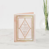 Romantische Antiquitätenhochzeit - Einladung (Vorderseite)