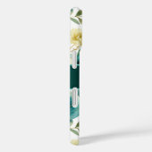 Romantische Aquamarine grüne Creme Rose Blumen Case-Mate iPhone Hülle (Rückseite / Rechts)