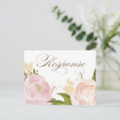 Romantische Aquarell-Blume UAWG II Postkarte (Stehend Vorderseite)