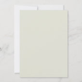 Romantische Aquarellblume Elegant 30. Geburtstag Einladung (Rückseite)