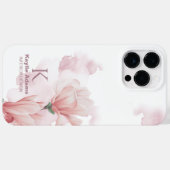 Romantische Aquarellblüte Case-Mate iPhone Hülle (Rückseite (Horizontal))