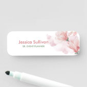 Romantische Aquarellblüte Namensschild (Beispiel)