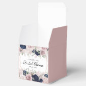 Romantische Aquarellfarbe Rosenrot Brautparty Geschenkschachtel (Geöffnet)