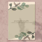 Romantische Aquarellfarben-Blätter, die das Datum  Save The Date