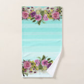 Romantische, Aquarellfarben, gestrichen Badhandtuch Set (Handtuch)