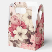 Romantische Aquarellfarben Rosen und Appellerbüche Geschenkschachtel (Geöffnet)
