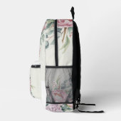 Romantische Aquarelltasche Bedruckter Rucksack (Rechts)