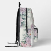 Romantische Aquarelltasche Bedruckter Rucksack (Links)