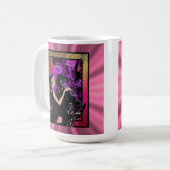 Romantische Art-Déco-Tänzer Kaffeetasse (Vorderseite Links)
