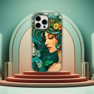 Romantische Art Nouveau Frau iPhone 16 Pro Max Hülle