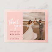 Romantische atemberaubende Hochzeitsgarantie Postkarte (Vorderseite)