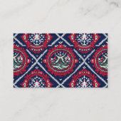 Romantische Atmosphäre im gemütlichen Haus am Wint Visitenkarte (Rückseite)