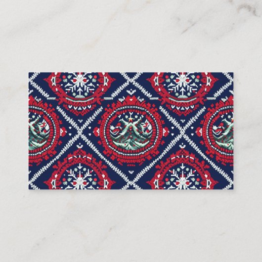 Romantische Atmosphäre im gemütlichen Haus am Wint Visitenkarte (Rückseite)