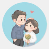 Romantische Aufkleber für die Liebe - Niedliche Ge (Vorderseite)