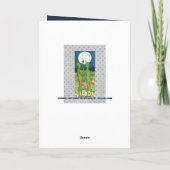 Romantische Außerirdischen Jubiläumskarte Personal Karte (Rückseite)