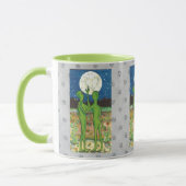 Romantische Außerirdischen UFO Roswell Designer Hu Tasse (Links)