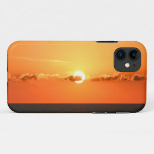 Romantische Aussicht, schöner Sonnenuntergang im P Case-Mate iPhone Hülle
