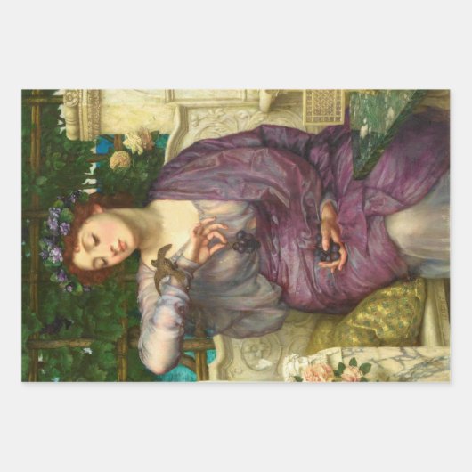 Romantische Auswahl weiblicher Schönheiten Geschenkpapier Set (Vorderseite 2)