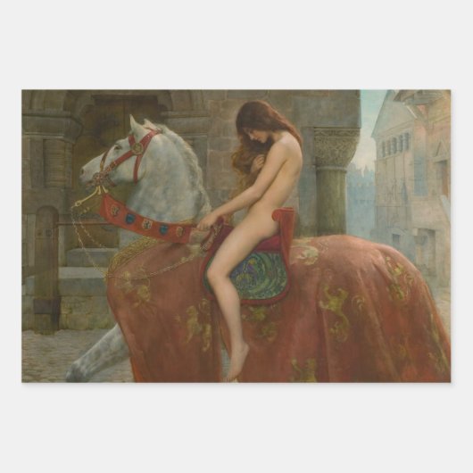 Romantische Auswahl weiblicher Schönheiten Geschenkpapier Set (Vorderseite 3)