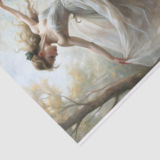 Romantische Ballerina Tanzwald Dekoupage Seidenpapier (Ausschnitt)